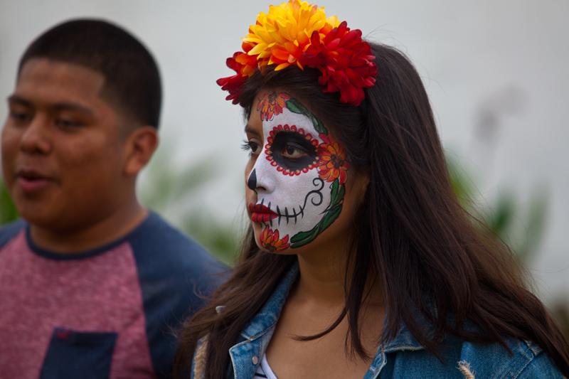The Faces of Dia de los Muertos, Oceanside 2015