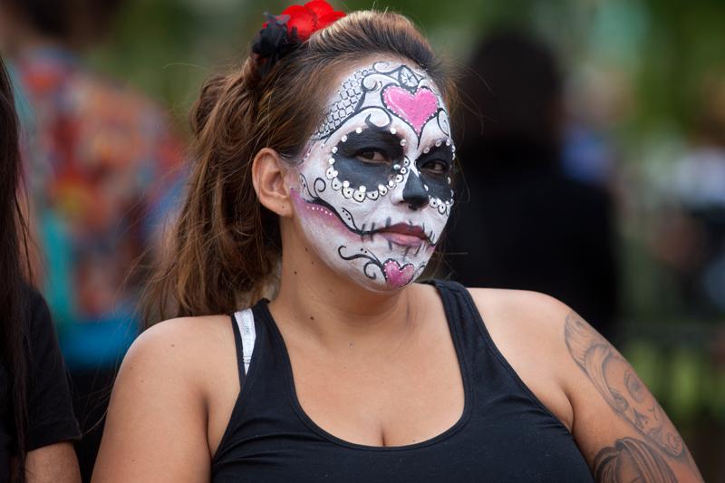 The Faces of Dia de los Muertos, Oceanside 2015
