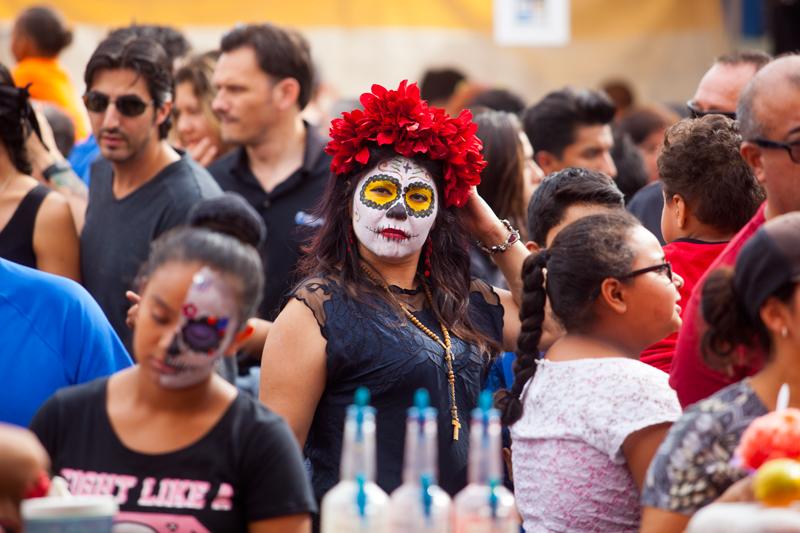 The Faces of Dia de los Muertos, Oceanside 2015