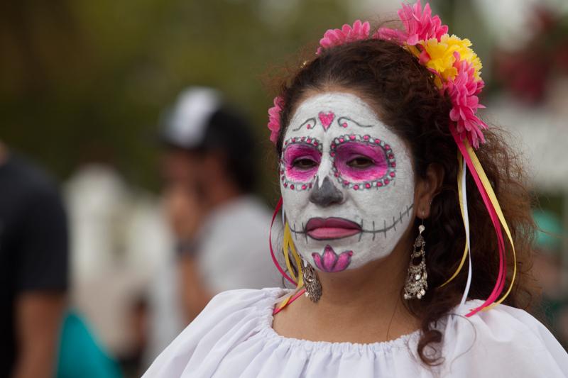 The Faces of Dia de los Muertos, Oceanside 2015