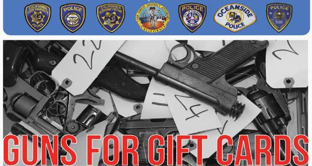 SDSO Guns for Gift Cards - San Marcos