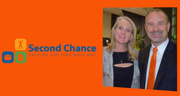 Piper Kerman and Robert Coleman, President and CEO of Second Chance (courtesy photo)