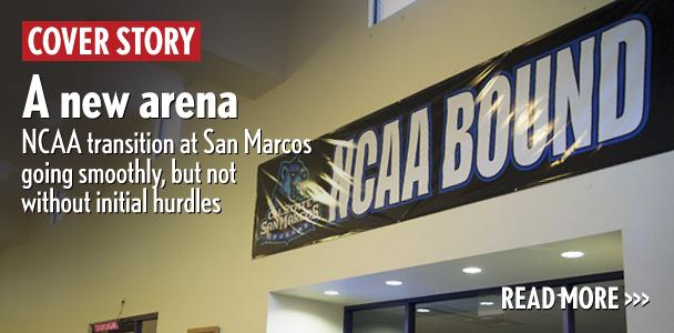 A new arena: NCAA transition at San Marcos going smoothly, but not without initial hurdles