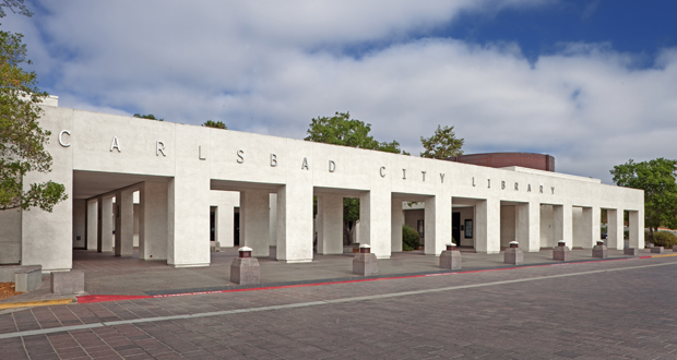 The Carlsbad City Library. (OsideNews file photo)