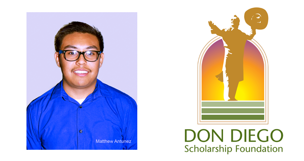 Inaugural 2015 Voc Ed recipient, Matthew Antunez