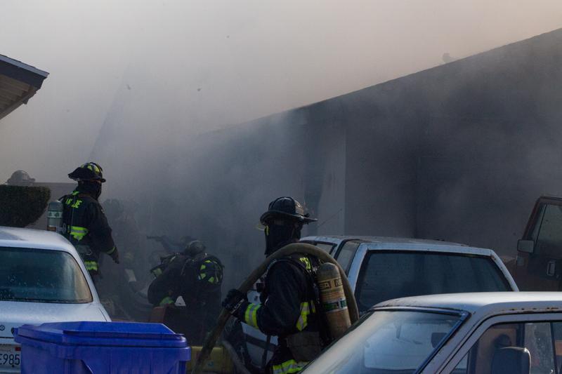 Christmas Day Fire in Oceanside Displaces Two