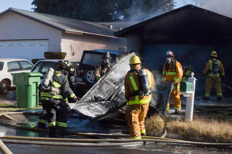 Christmas Day Fire in Oceanside Displaces Two
