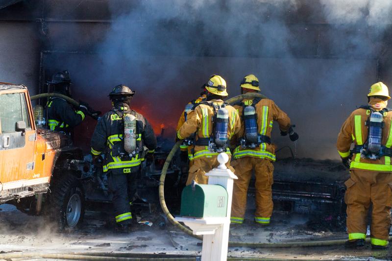 Christmas Day Fire in Oceanside Displaces Two