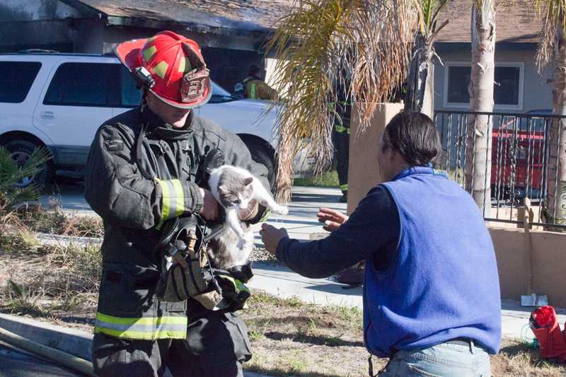 Christmas Day Fire in Oceanside Displaces Two