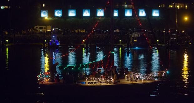 Parade of Lights at Oceanside Harbor, December 12