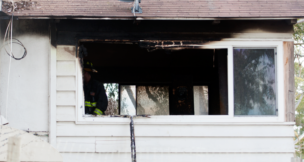 Fire Causes $100,000 Damage to Oceanside Home