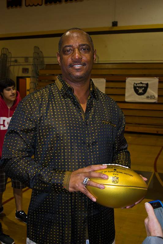 El Camino High School Receives Two Gold NFL Footballs