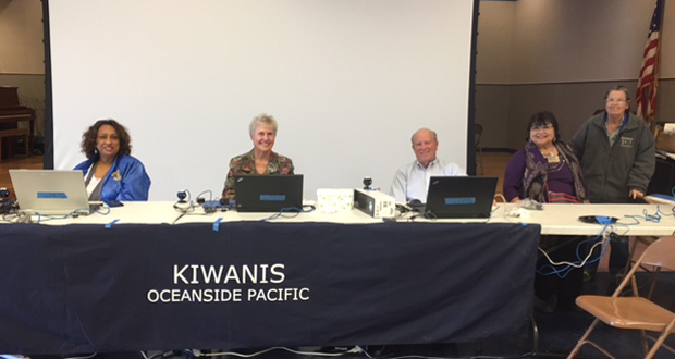 From left to right: Bess Bronson chairman, Carolyn Brian, George Francis, Zucette Lumabas, Marlene Chabala. (photo courtesy: Zucette Lumbas)