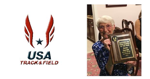 82 -Year-Old Anne Garrett Receives 2015 Road Runner of the Year Award