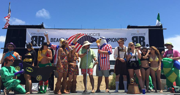 Best+Costume+finalists+enjoy+their+moment+of+glory+on+stage+at+Vigilucci%E2%80%99s+Beach+Bocce+World+Championship+XXXV.+%28courtesy+photo%29%0A