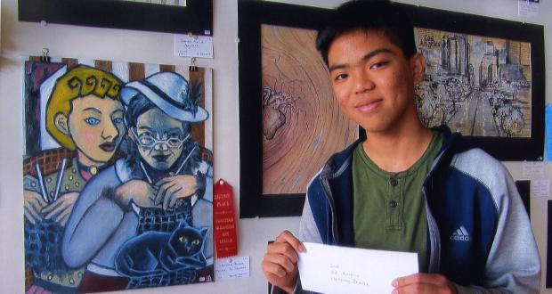 Jeremy Bunda - 2nd place, "Morituri Te Salutant",
Rancho Buena Vista High School. (Photo: Diane Adams)
