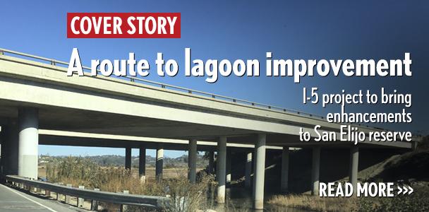 A+project+to+widen+Interstate+5+will+provide+improvements+to+the+San+Elijo+Lagoon+Ecological+Reserve%2C+including+the+lengthening+of+the+bridge+space+at+Manchester+Avenue%2C+pictured+Oct.+20%2C+for+improved+tidal+flow.+%28North+Coast+Current+photo%29