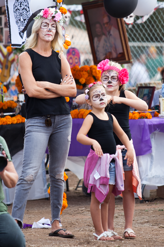 The Faces of Dia de los Muertos, Oceanside 2016