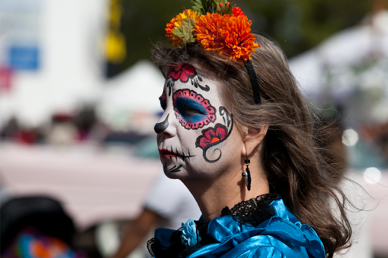 The Faces of Dia de los Muertos, Oceanside 2016