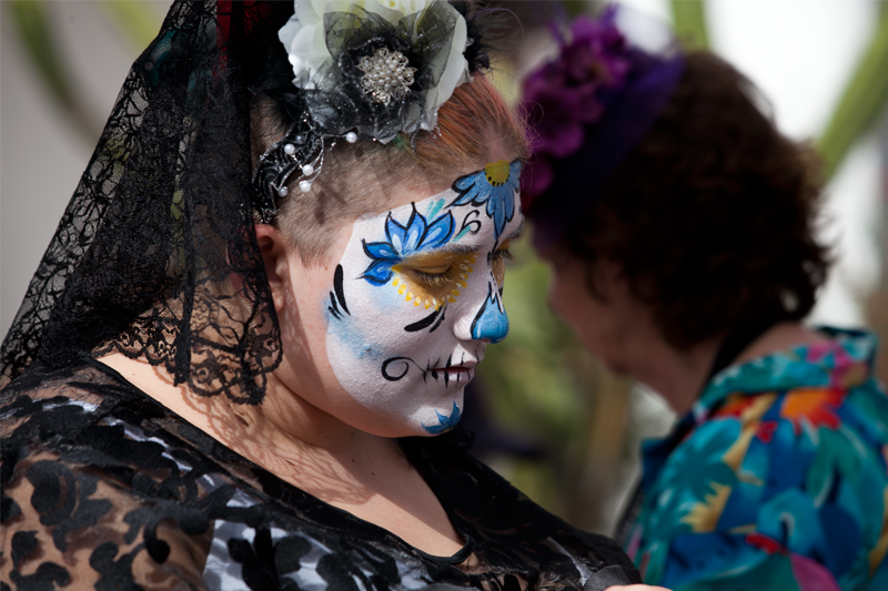 The Faces of Dia de los Muertos, Oceanside 2016