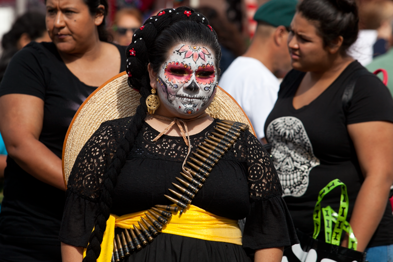 The Faces of Dia de los Muertos, Oceanside 2016