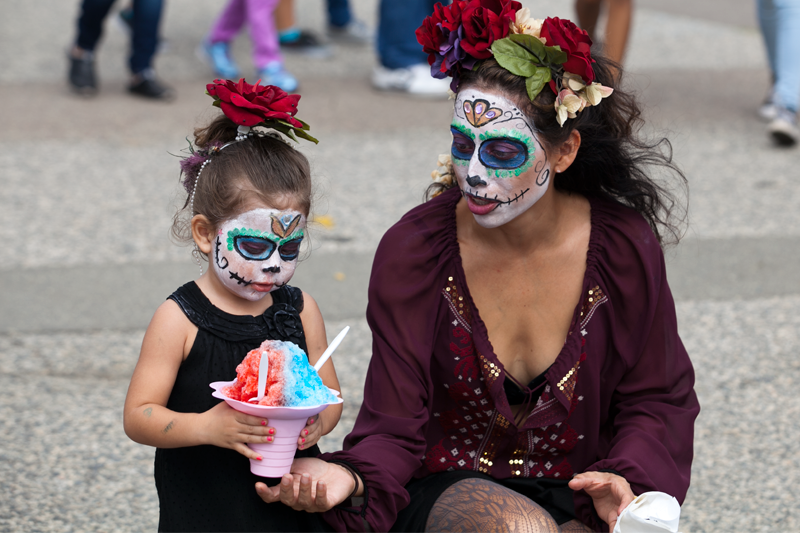 The Faces of Dia de los Muertos, Oceanside 2016