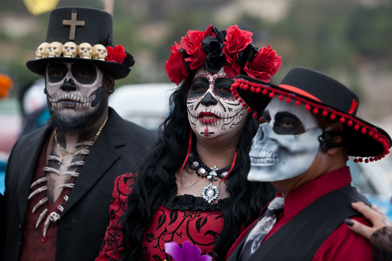 The Faces of Dia de los Muertos, Oceanside 2016
