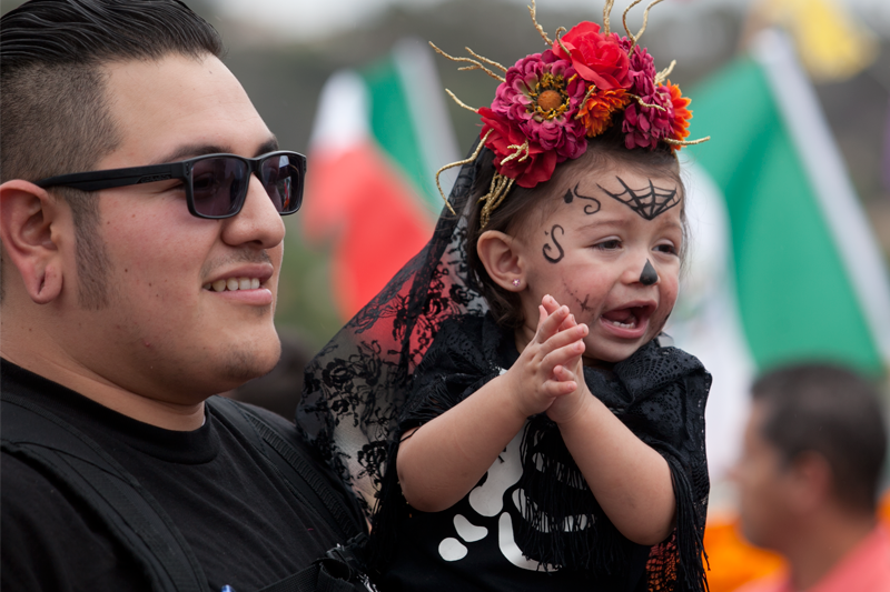 The Faces of Dia de los Muertos, Oceanside 2016