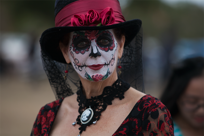 The Faces of Dia de los Muertos, Oceanside 2016
