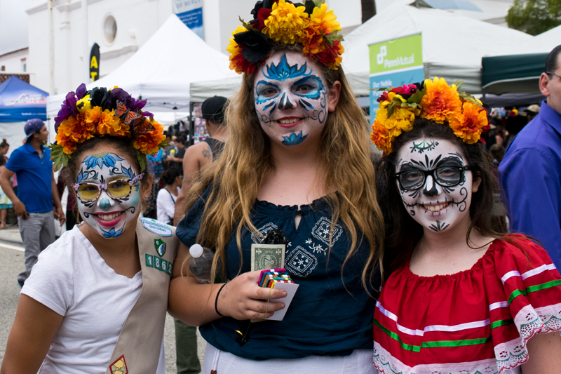 The Faces of Dia de los Muertos, Oceanside 2016