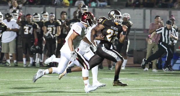 Chris Brown sprints for the first El Camino touchdown of the night.