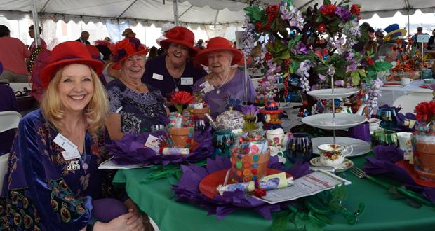 Prissy Purple Princesses; Heather Lambert, Nola Dobratz, Barbara McKenzie and Diane Aratani (file photo)