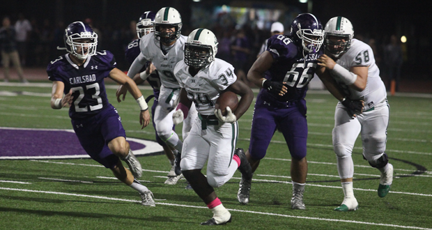 Tevin+Meadows+breaks+through+Carlsbad+defenders
