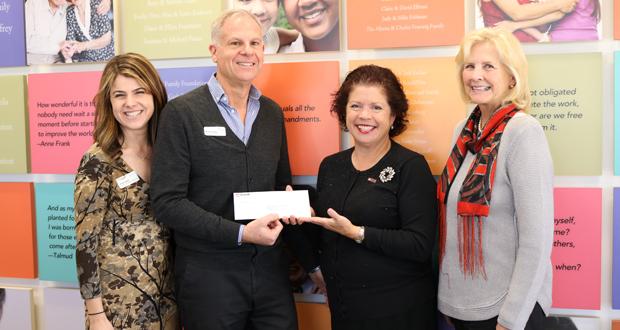 Shana Hazan, JFS senior director of resource development; Michael Hopkins, JFS CEO; Rockette Richardson Ewell, U.S. Bank Vice President of Government Relations and Community Development; Guin Kerstetter JFS chief financial officer. 