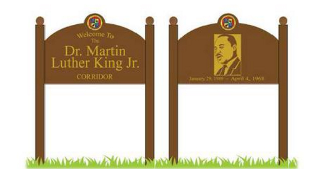 MLK Corridor Entry Sign Unveiling Ceremony
