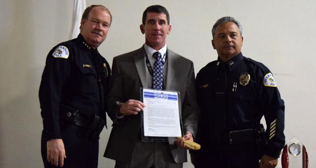 Chief McCoy, Mark La Vake and Captain Tom Aguigui