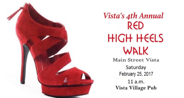 Vistas+4th+Annual+Red+High+Heels+Walk