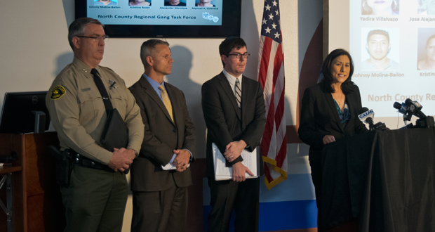 Assistant Sheriff-Michael Barnett, Robert Howe-FBI, Matthew Sutton- Assistant U.S. Attorney and Acting United States Attorney Alana W. Robinson