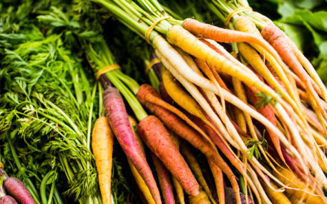 Fresh local carrots can be found at the Oceanside Farmers Market. (Photo by Kristina Chartier, courtesy of Oceanside Farmers Market)