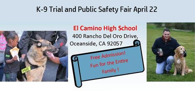 Oceanside K-9 Trial and Public Safety Fair April 22