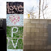 A mosaic at the Pacific View School site in Encinitas. (NCC file photo by Scott Allison)