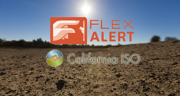 California ISO Energy 'Flex Alert' Issued for Next Four Days