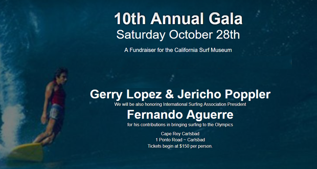 10th Annual California Surf Museum Gala Fundraiser-October 28