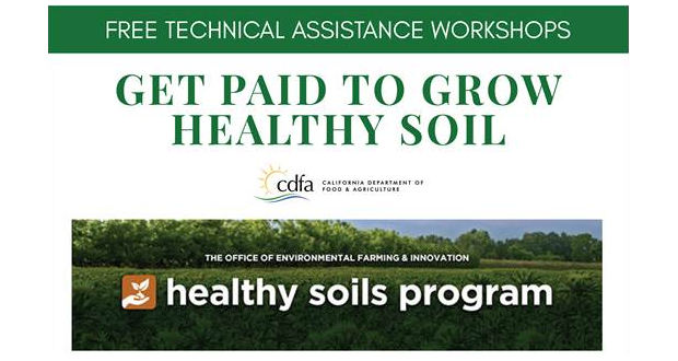 Free Workshops to Assist Local Farmers and Ranchers in Obtaining Up to $50,000 for Developing Healthy Soil