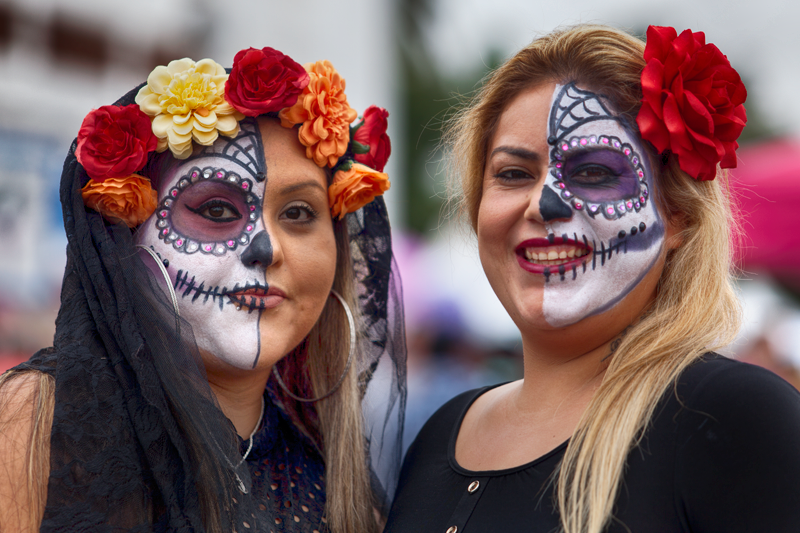 The Faces of Dia de los Muertos, Oceanside 2017