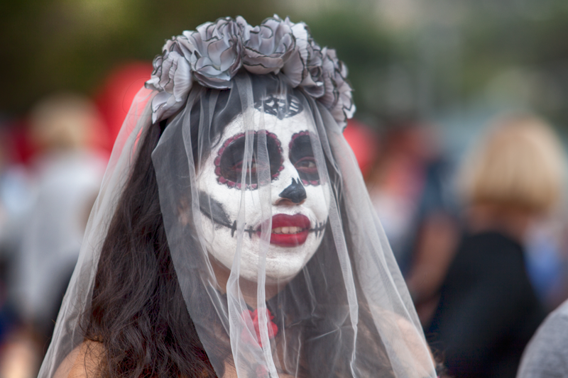 The Faces of Dia de los Muertos, Oceanside 2017