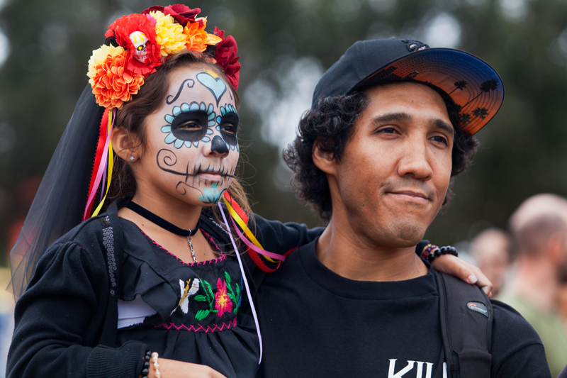 The Faces of Dia de los Muertos, Oceanside 2017