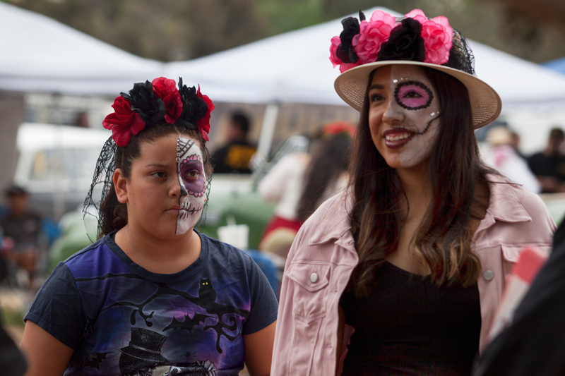 The Faces of Dia de los Muertos, Oceanside 2017