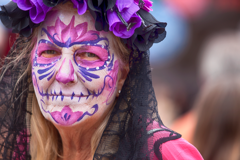 The Faces of Dia de los Muertos, Oceanside 2017