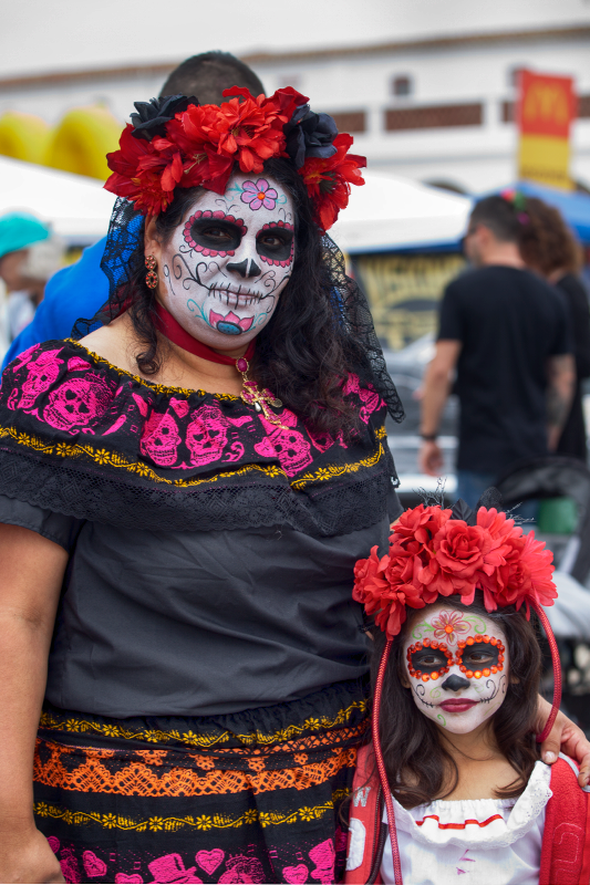 The Faces of Dia de los Muertos, Oceanside 2017